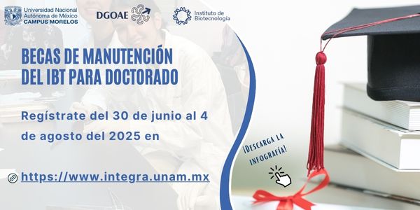 Becas de Manutención del IBt para Doctorado