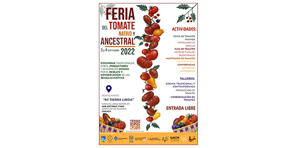 FERIA DEL TOMATE NATIVO Y ANCESTRAL3 y 4 DE SEPTIEMBRE 2022