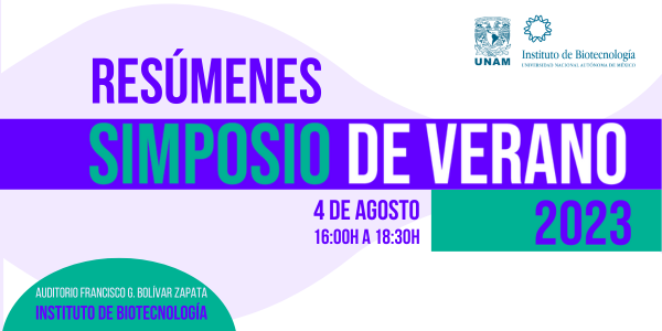 RESÚMENES SIMPOSIO DE VERANO 2023: 4 DE AGOSTO