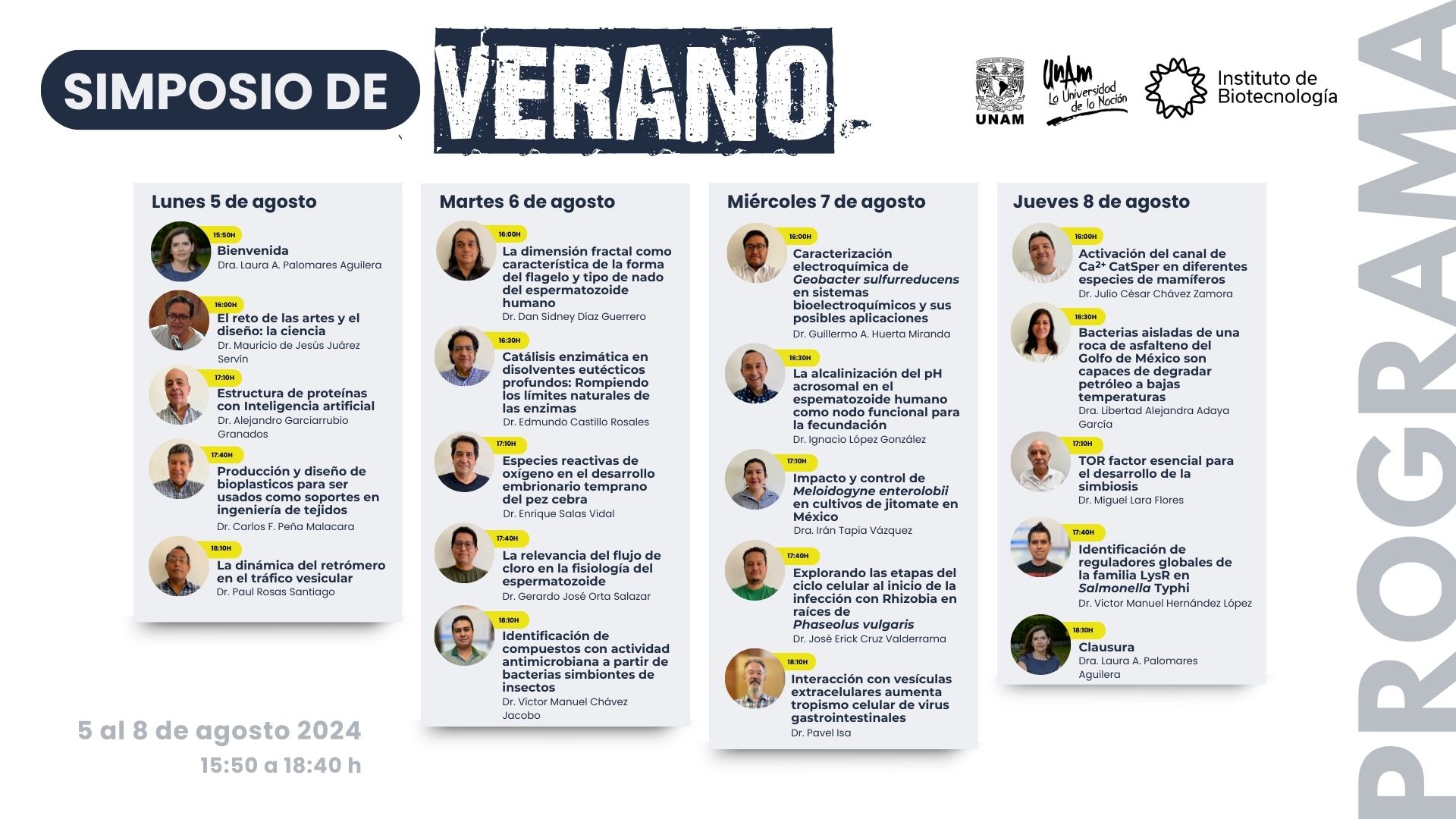 Programa - Simposio de Verano 2024