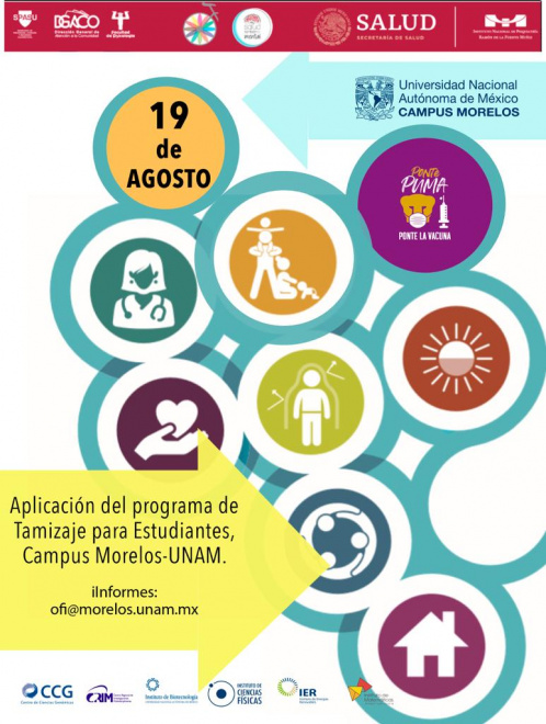 Aplicación del programa de Tamizaje para Estudiantes, Campus Morelos-UNAM