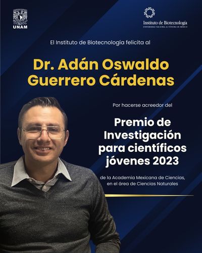 La Academia Mexicana de Ciencias premia al Dr. Adn Oswaldo Guerrero Crdenas