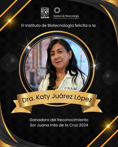 Galardonan a la Dra. Katy Jurez Lpez con el Reconocimiento Sor Juana Ins de la Cruz