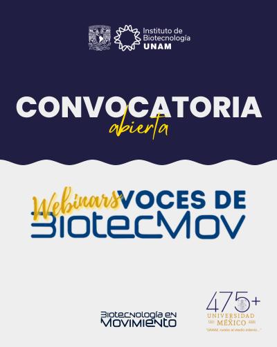 Convocatoria | Webinars&nbsp;